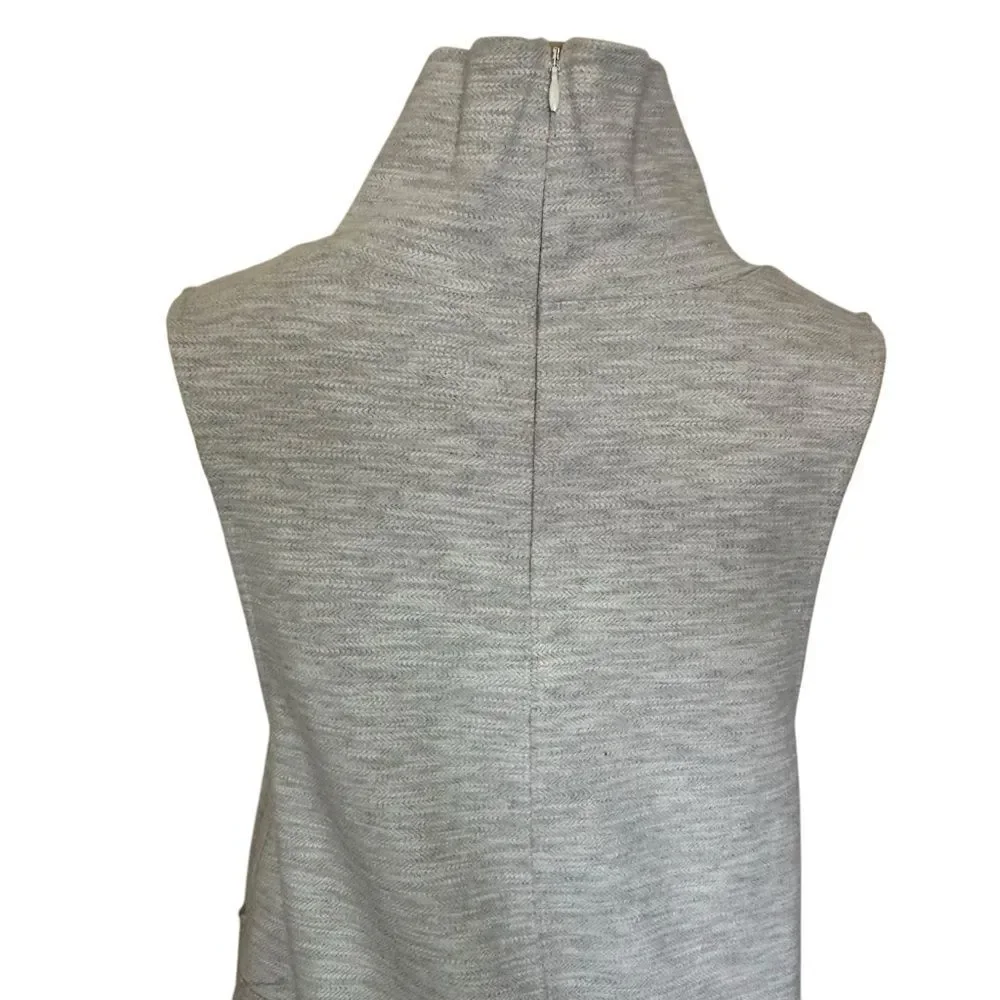 Free People Getaway Shift Dress Gray Mock Neck small